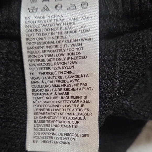 Joseph Ribkoff Black Wide-Leg Trousers - Picture 3 of 9